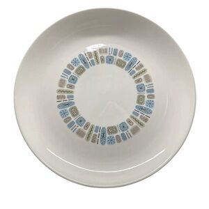Vintage MCM Canonsburg Pottery Dinner Plate